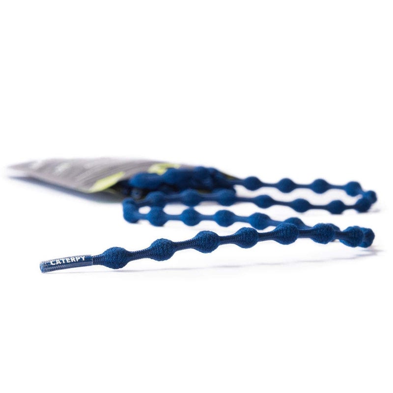 Caterpy RUN - Ultimate No Tie Shoelaces for Adults & Kids - Versatile & Easy-to-Use Shoe Laces - Midnight Blue, Standard, Single Pack - Image 1